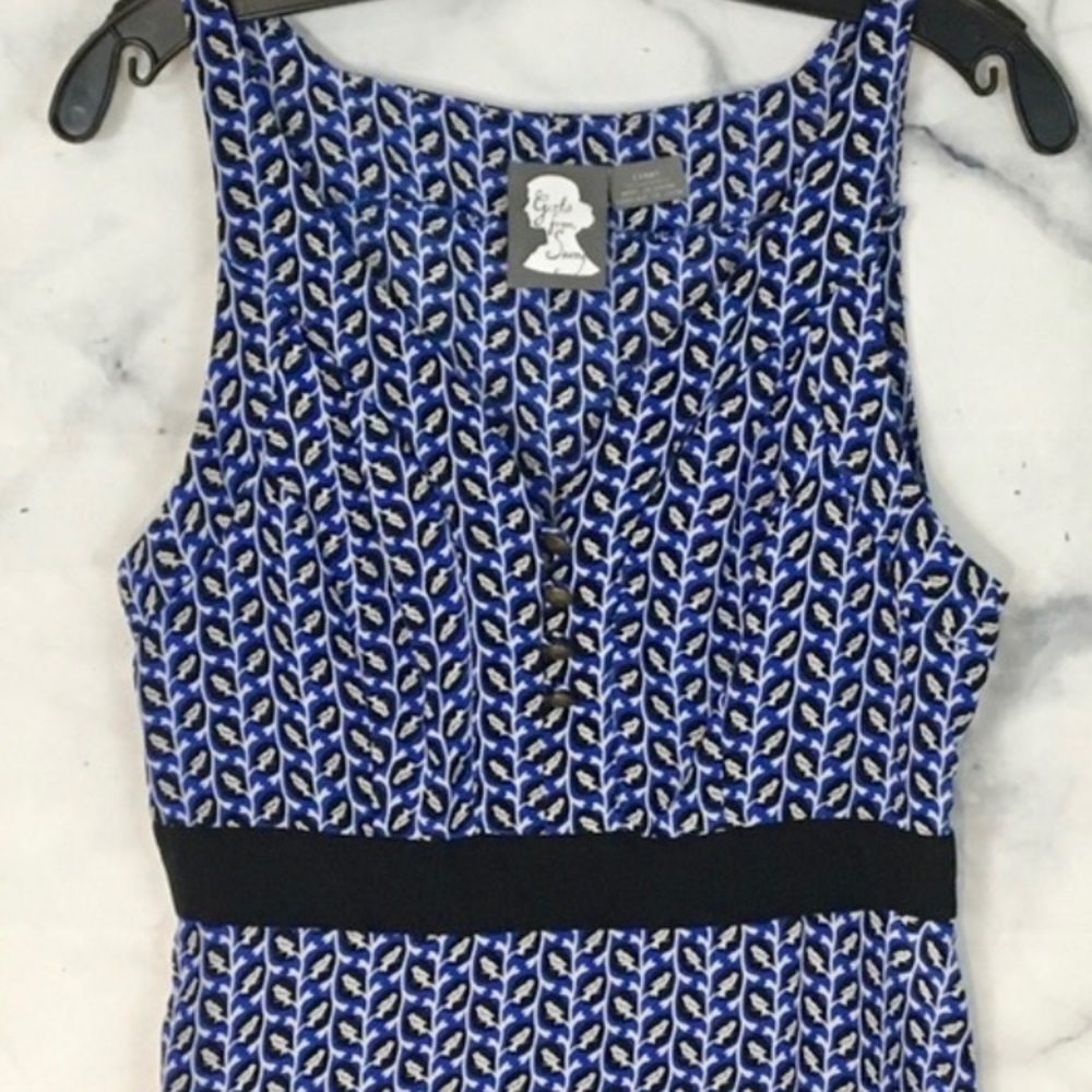Anthropologie Girls From Savoy Silk Bird Tank Top